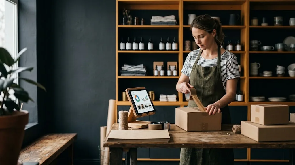 Preparación de un pedido de una tienda online en un taller